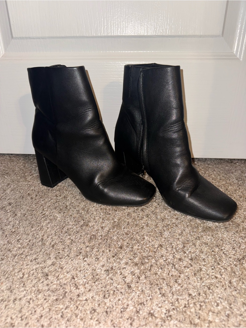 Target Black Women's Square-Toe Ankle Boots
